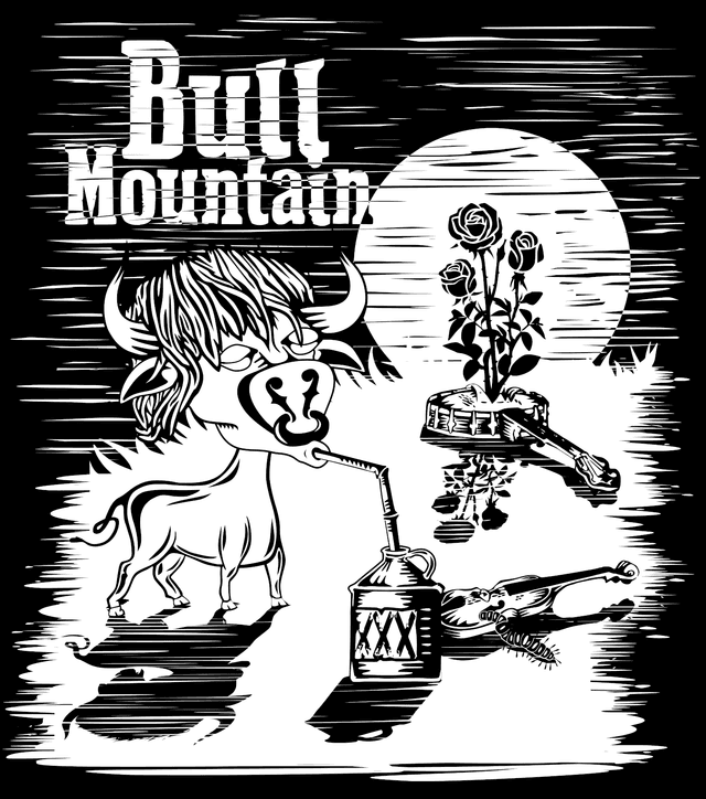 Bull Mountain T-shirt design